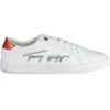 Tommy Hilfiger Women's White Polyester Women Sneaker