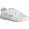 Tommy Hilfiger Women's White Polyester Women Sneaker