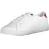 Tommy Hilfiger Women's White Polyester Women Sneaker