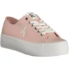Calvin Klein Women's Pink Cotton Women Sneaker