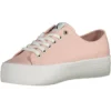 Calvin Klein Women's Pink Cotton Women Sneaker