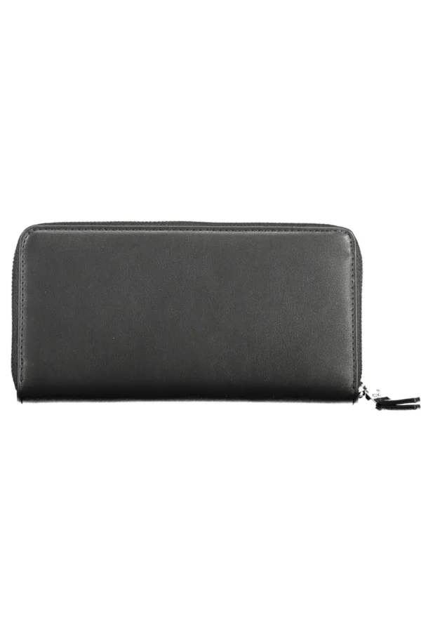 Calvin Klein Black Polyurethane Women Wallet