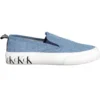 Calvin Klein Women's Light Blue Cotton Women Sneaker
