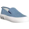 Calvin Klein Women's Light Blue Cotton Women Sneaker