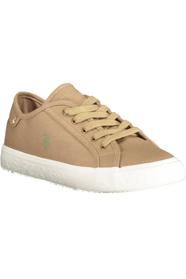 U.S. POLO ASSN. Women's Brown Polyester Women Sneaker