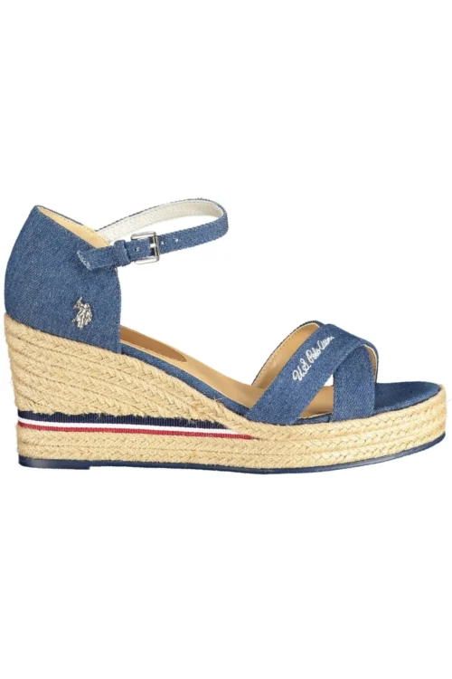 U.S. POLO ASSN. Women's Blue Polyester Women Sandal