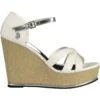 U.S. POLO ASSN. Women's White Cotton Women Sandal