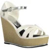 U.S. POLO ASSN. Women's White Cotton Women Sandal