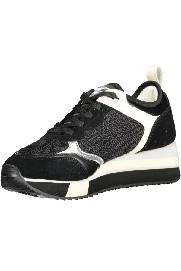 U.S. POLO ASSN. Women's Black Polyester Women Sneaker