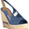 U.S. POLO ASSN. Women's Blue Cotton Women Sandal