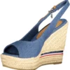 U.S. POLO ASSN. Women's Blue Cotton Women Sandal