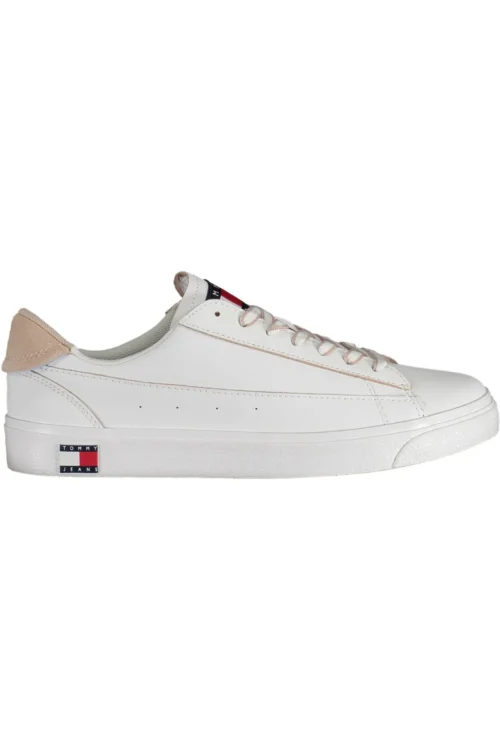 Tommy Hilfiger Women's White Polyester Women Sneaker