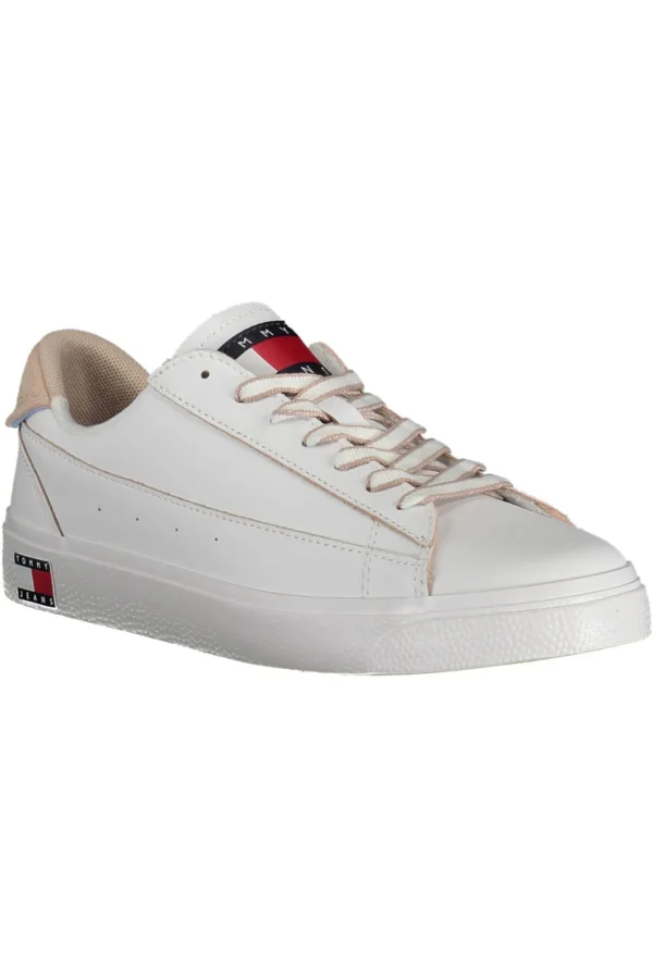 Tommy Hilfiger Women's White Polyester Women Sneaker