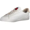 Tommy Hilfiger Women's White Polyester Women Sneaker