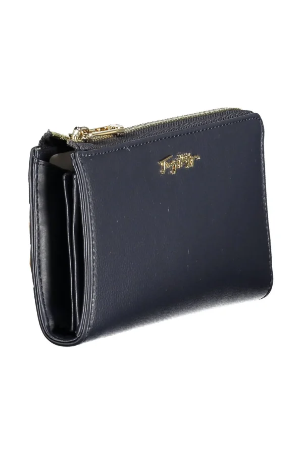 Tommy Hilfiger Blue Polyurethane Women Wallet