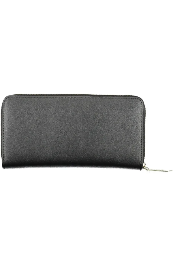 Calvin Klein Black Polyurethane Women Wallet