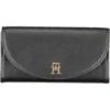Tommy Hilfiger Black Polyurethane Women Wallet