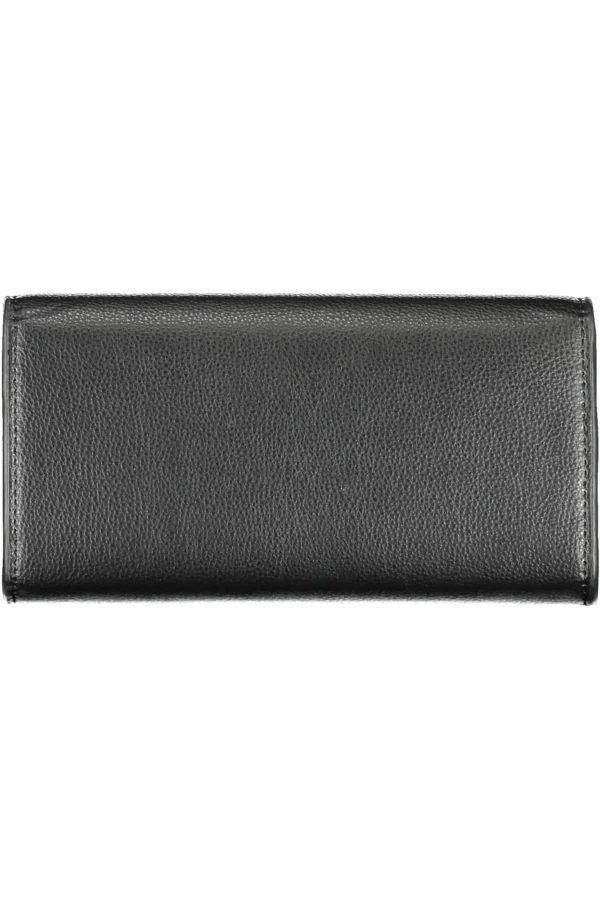 Tommy Hilfiger Black Polyurethane Women Wallet