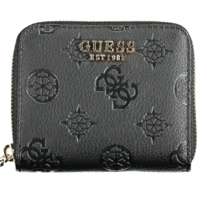 Guess Jeans Black Polyurethane Women Wallet