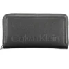 Calvin Klein Black Polyurethane Women Wallet