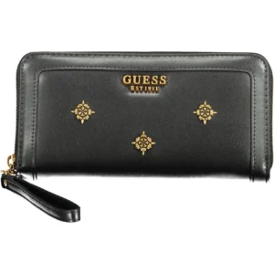 Guess Jeans Black Polyurethane Women Wallet