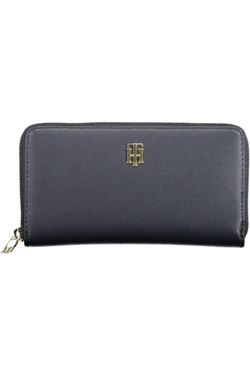 Tommy Hilfiger Blue Polyurethane Women Wallet