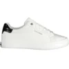 Calvin Klein Women's White Leather Women Sneaker