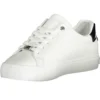 Calvin Klein Women's White Leather Women Sneaker
