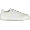 Calvin Klein Women's White Leather Women Sneaker