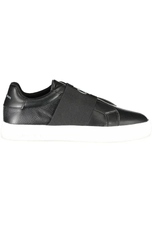Calvin Klein Women's Black Leather Women Sneaker