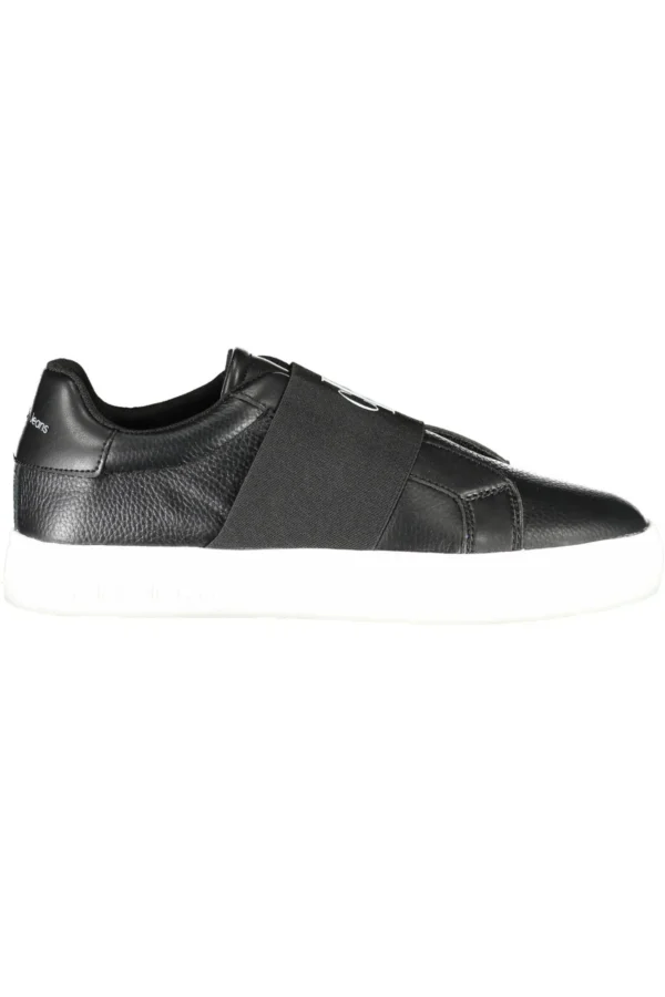 Calvin Klein Women's Black Leather Women Sneaker