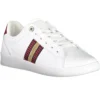 Tommy Hilfiger Women's White Leather Women Sneaker