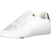 Tommy Hilfiger Women's White Leather Women Sneaker