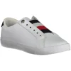 Tommy Hilfiger Women's White Leather Women Sneaker