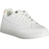Tommy Hilfiger Women's White Polyester Women Sneaker