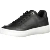 Tommy Hilfiger Women's Black Leather Women Sneaker