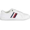 Tommy Hilfiger Women's White Leather Women Sneaker