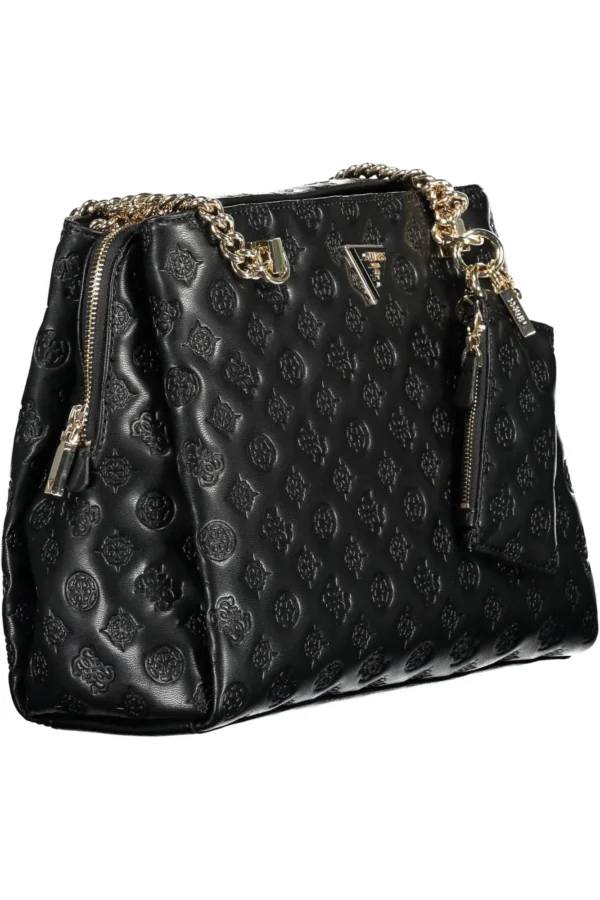 Guess Jeans Black Polyurethane Women Handbag