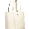 Tommy Hilfiger Beige Polyester Women Handbag