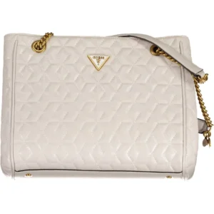 Guess Jeans Beige Polyethylene Women Handbag