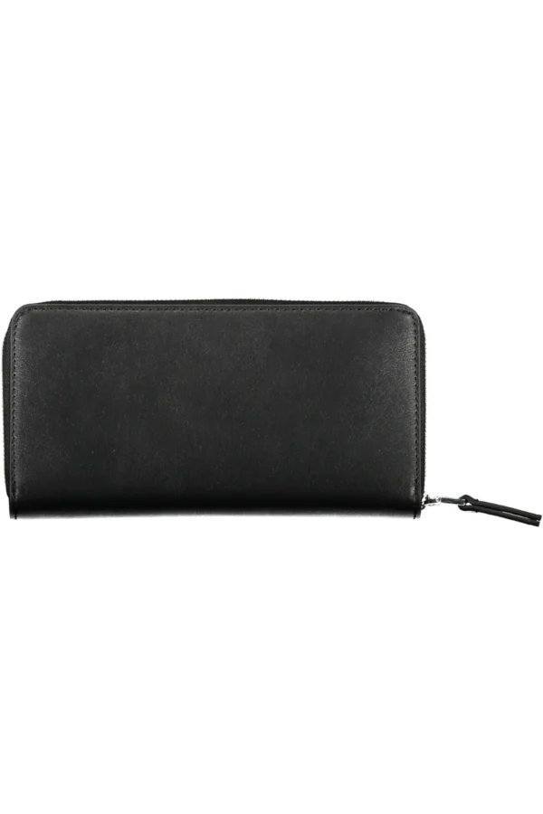 Calvin Klein Black Polyurethane Women Wallet