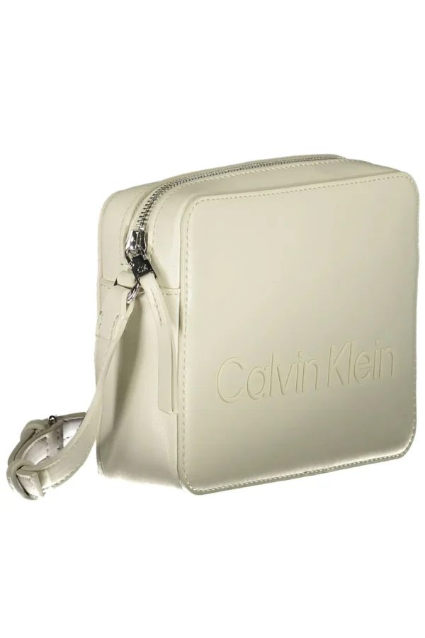 Calvin Klein White Polyester Women Handbag