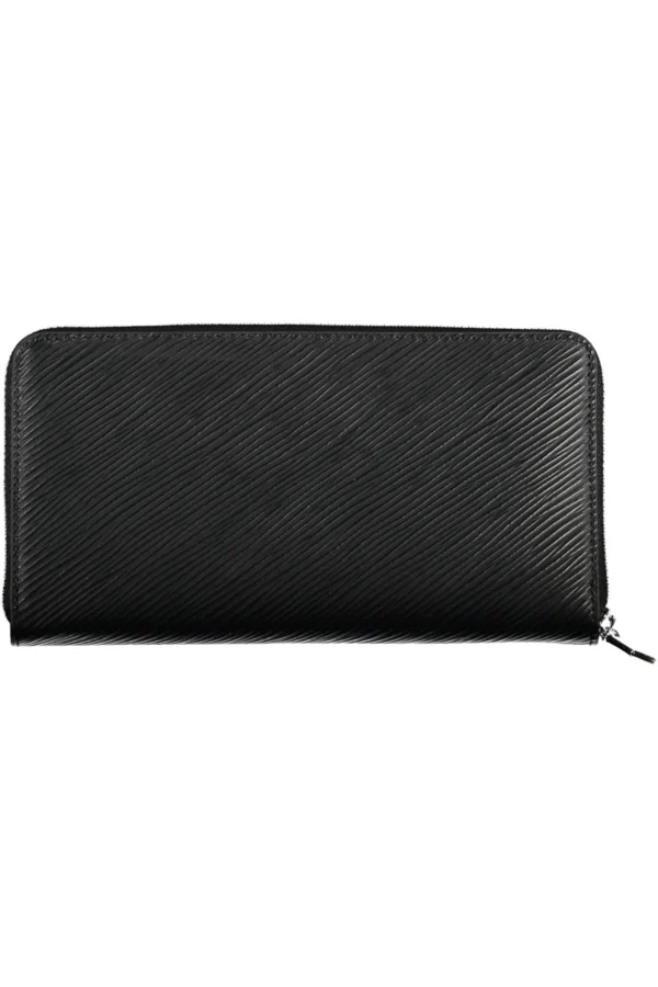Calvin Klein Black Polyurethane Women Wallet