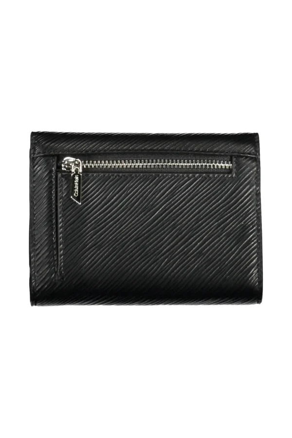 Calvin Klein Black Polyurethane Women Wallet