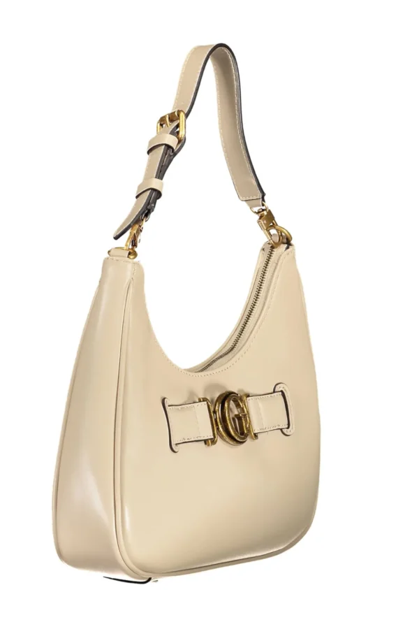 Guess Jeans Beige Polyurethane Women Handbag