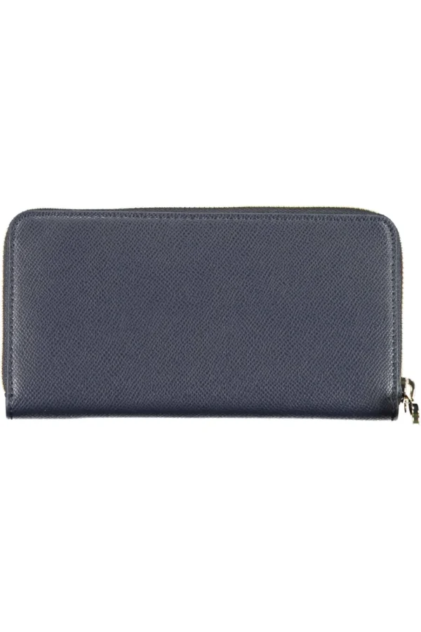 Tommy Hilfiger Blue Polyurethane Women Wallet