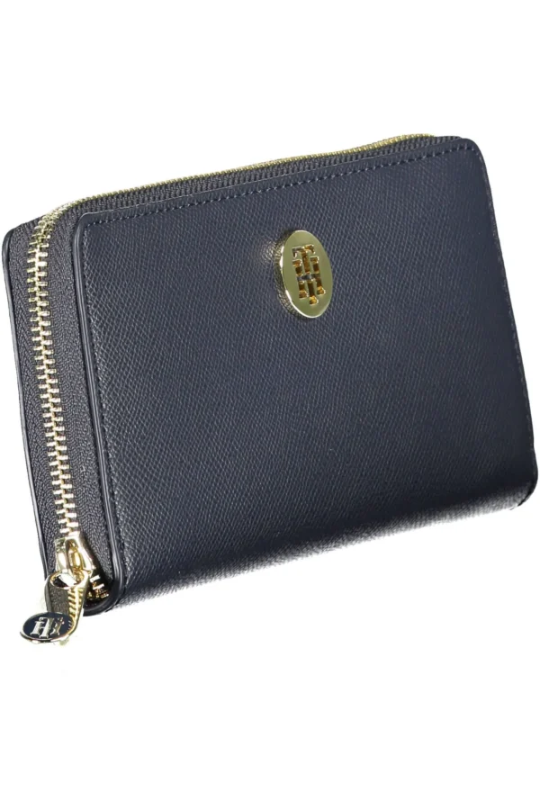 Tommy Hilfiger Blue Polyurethane Women Wallet