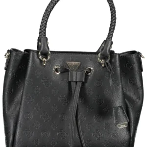 Guess Jeans Black Polyurethane Women Handbag