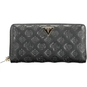 Tommy Hilfiger Black Polyurethane Women Wallet