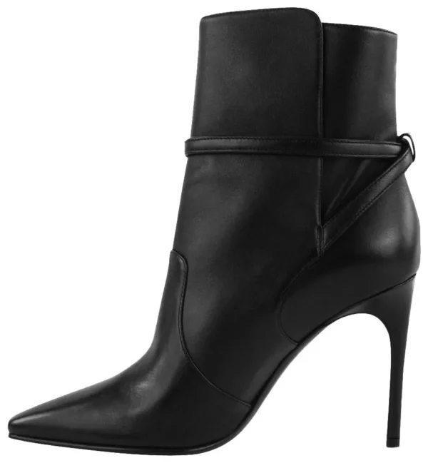 Off-White Women's Black Calfskin Women's Ankle Boot